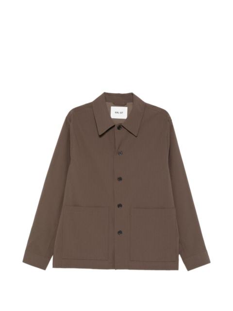 NN07 striped-pattern shirt