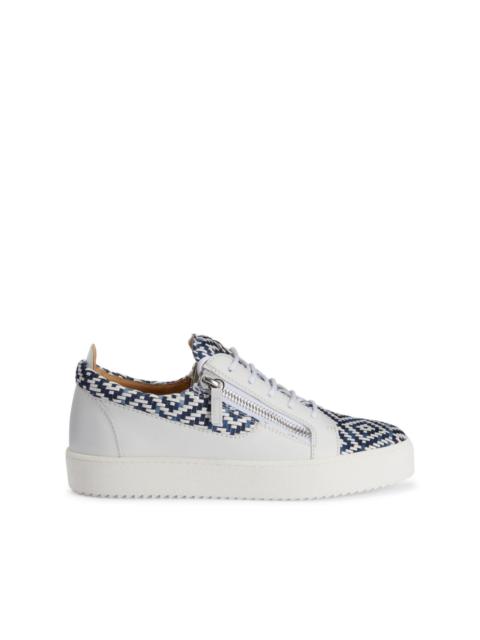 Frankie geometric-pattern print sneakers