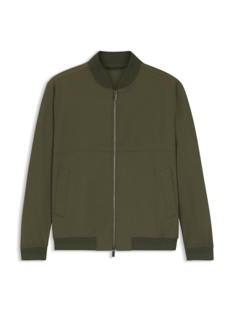 BOSS SLIM-FIT JACKET IN MICRO-PATTERNED STRETCH FABRIC