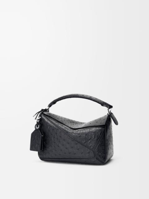 Loewe Small Featherlight Puzzle bag in ostrich