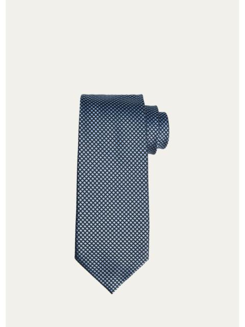 TOM FORD Men's Micro-Cross Silk Tie