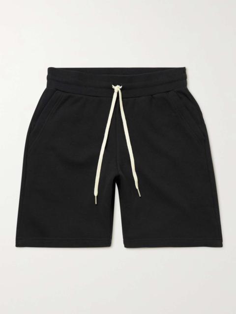 John Elliott Crimson Loopback Cotton-Jersey Drawstring Shorts