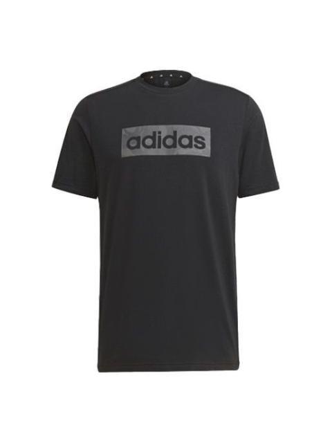 adidas Universal Graphic T-Shirt 'Black' GV5189