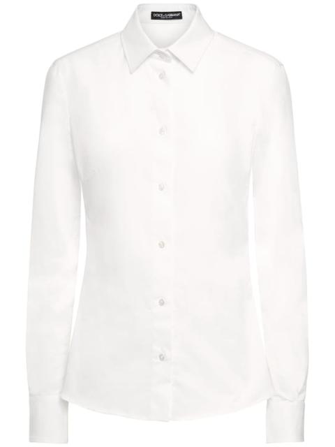 Cotton poplin classic fit shirt