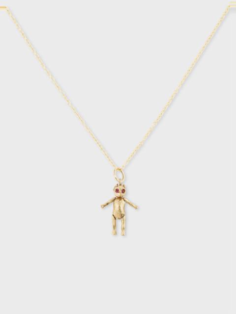 Paul Smith 'Artfully Articulated Mouse' Vintage Gold Necklace