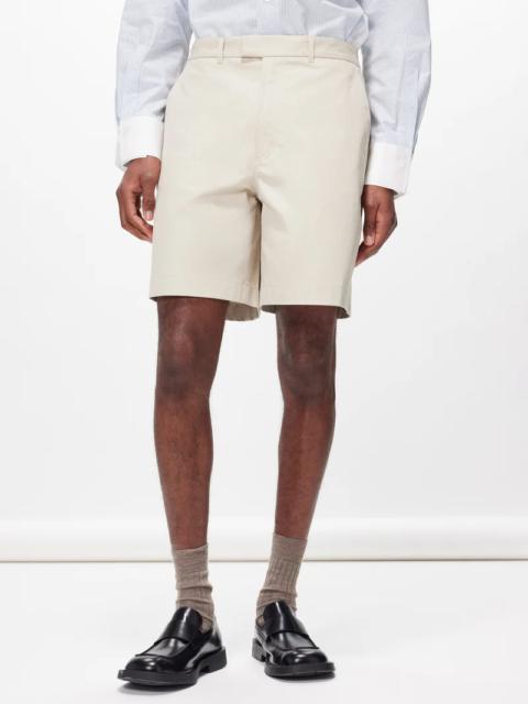 RÓHE Wide-leg cotton shorts