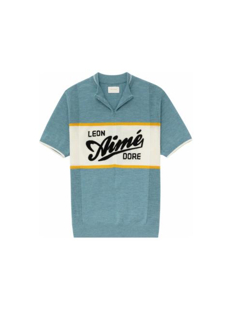 AIMÉ LEON DORE Aime Leon Dore Knit Cycling Jersey Blue