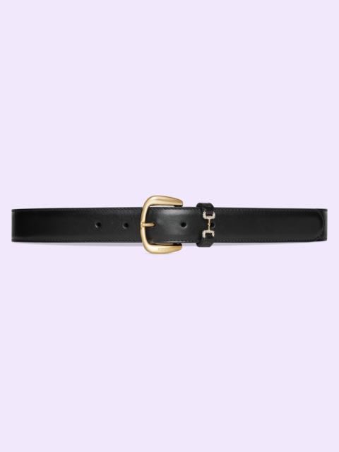 GUCCI Belt with crystal Horsebit