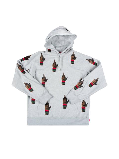 Supreme Dead Prez RBG Embroidered Hooded Sweatshirt 'Grey'