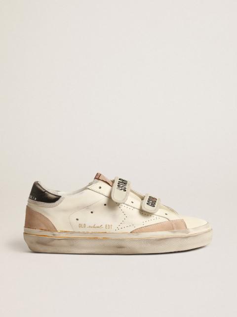 Old School LTD with perforated star and black leather heel tab