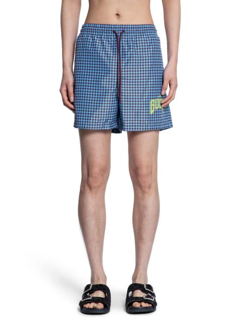 GUCCI Printed-Poplin-Tech-Swim-Shorts