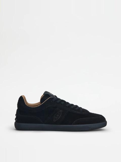 Tod's TOD'S TABS SNEAKERS IN SUEDE - BLACK