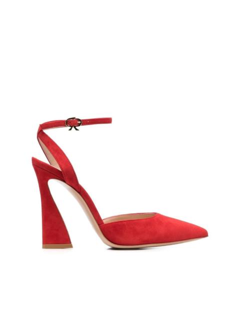 Aura D'Orsay suede pumps