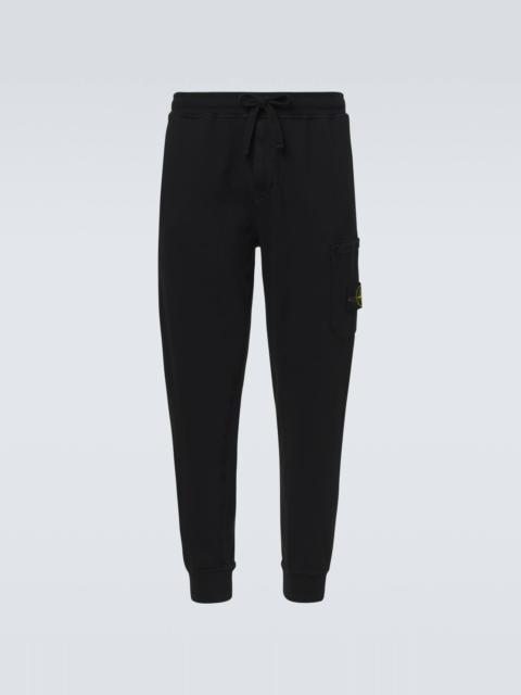 Stone Island Compass cotton fleece sweatpants