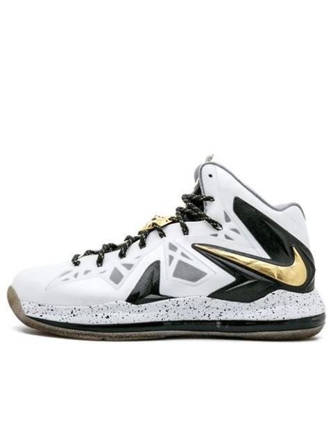 Nike Nike LeBron 10 P.S. Elite+ 'White Gold Black' 579834-100