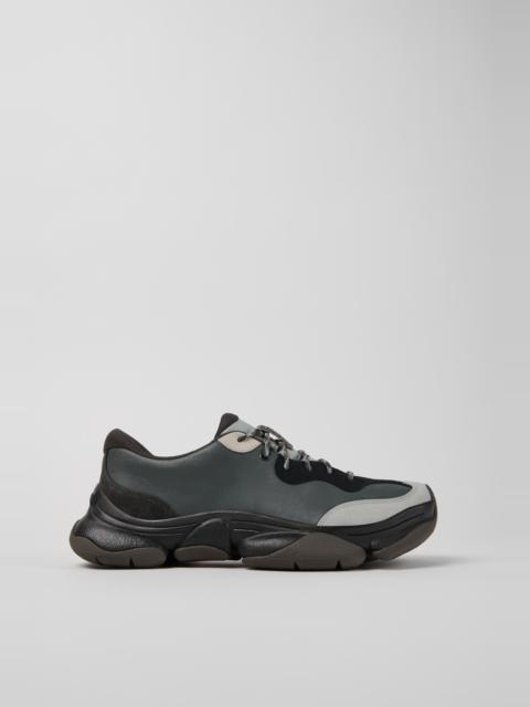 CAMPERLAB Multicolor Leather and Nubuck Sneakers for Men.