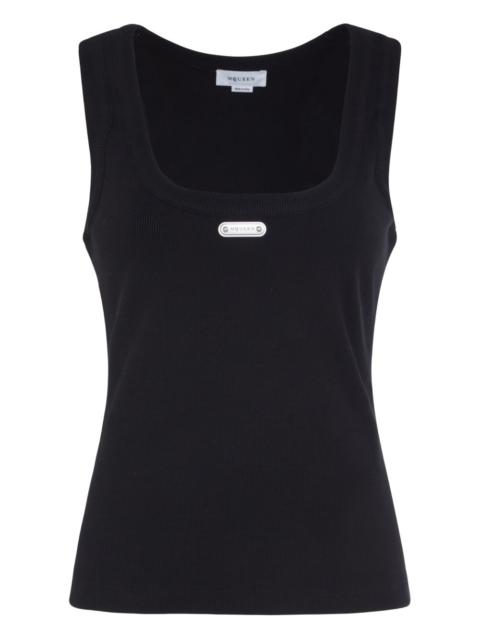 Alexander McQueen stretch-cotton tank top