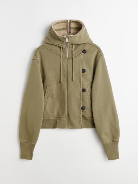 Our Legacy Flight Hood Olive Hefty Fleece