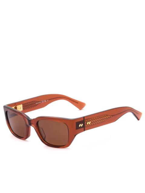 Bottega Veneta Bottega Veneta BV1400S Intrecciato Wirecore Sunglasses