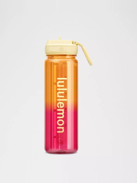lululemon Back to Life Clear Bottle 24oz *Straw Lid