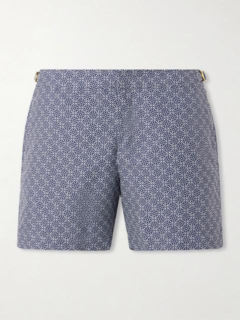 ORLEBAR BROWN Bulldog Straight-Leg Mid-Length Printed Swim Shorts