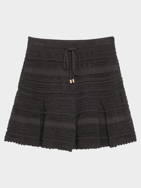 Zimmermann Lucky Lace Knit Shorts