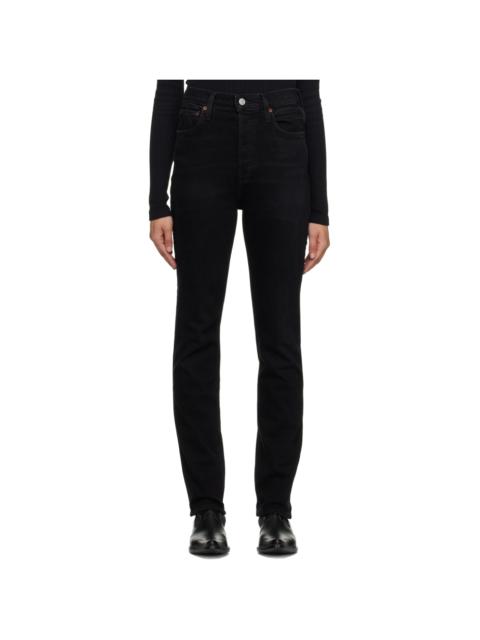AGOLDE Black Freya Jeans