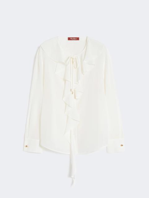 Max Mara EPICA Ruffled silk blouse - SILK