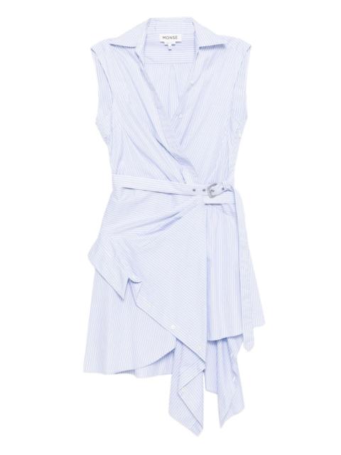 Monse tie wrap shirt dress