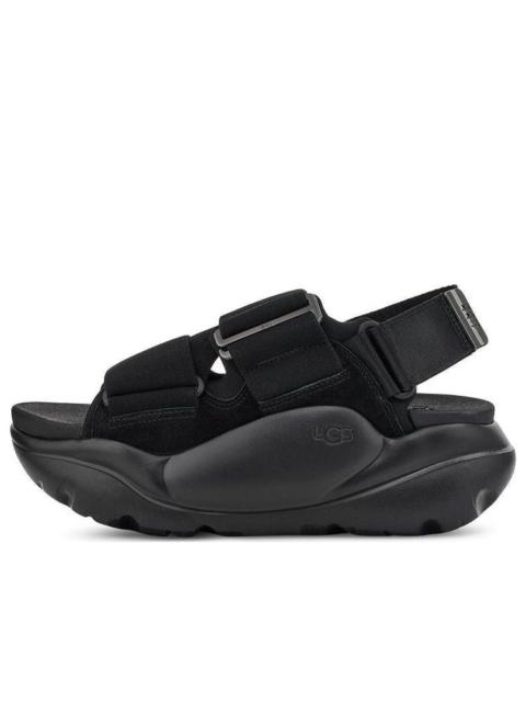UGG (WMNS) UGG LA Street Sandal Suede 'Black' 1137413-BLK