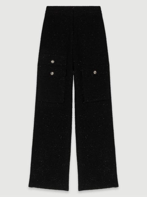 maje Tweed trousers