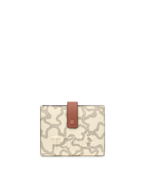 TOUS Beige Kaos Icon Wallet