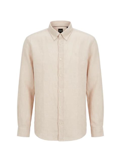BOSS embroidered shirt