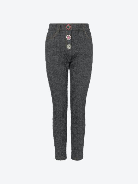 Moschino BLACK DENIM TROUSERS