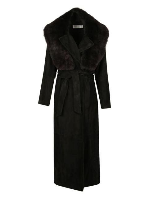 NOUR HAMMOUR Briona belted coat