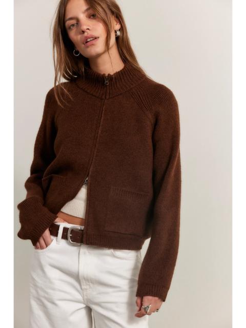 FREE PEOPLE We The Free On It Zip-Up Cardigan