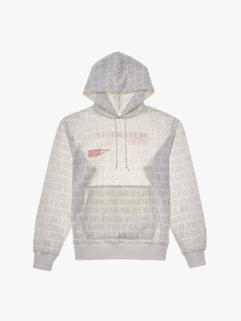 Helmut Lang ALL OVER LOGO HOODIE