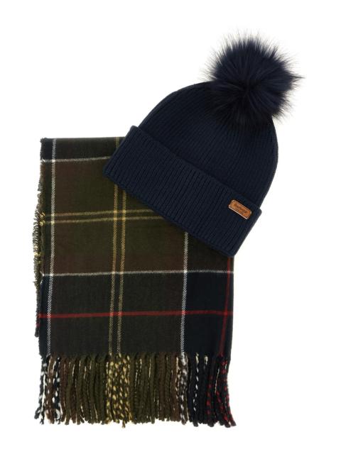 Barbour 'Dover & Haile' Set: Cap + Scarf