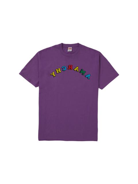 Supreme Supreme Jamie Reid Anarchy Tee Purple