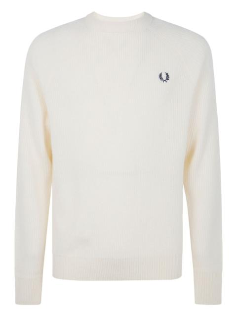 Fred Perry logo-embroidered crew-neck sweater