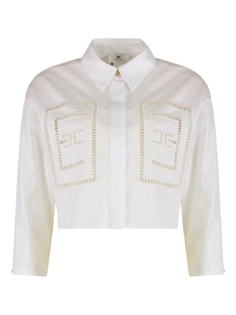 ELISABETTA FRANCHI cut-out shirt