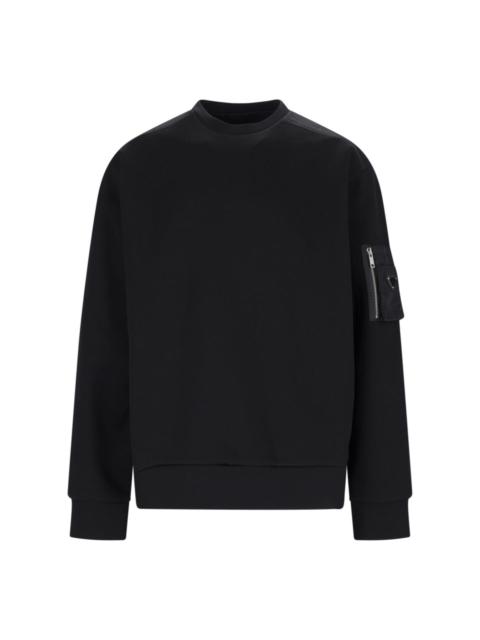 Prada Men's Felpa Sweatshirt with Re-Nylon Pocket