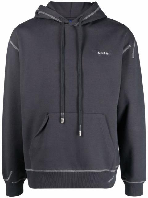 ADER error hooded jersey sweatshirt