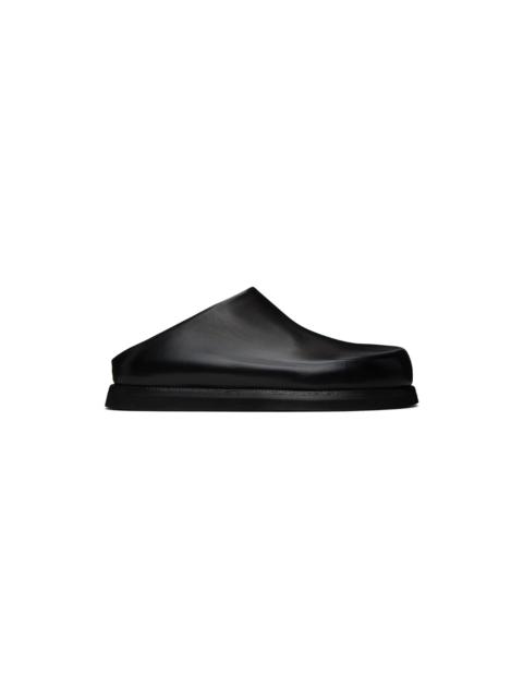 Black Sabot Loafers