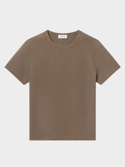 FRAME Men's Jacquard Stripe Crewneck T-Shirt