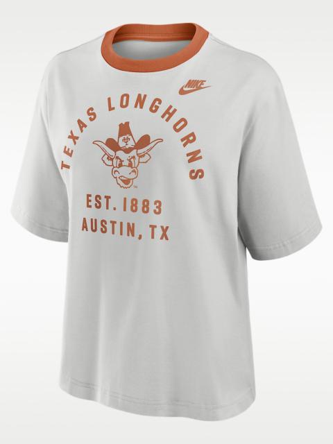 Nike Texas Legacy Arch Script Boxy Women's Nike College T-Shirt