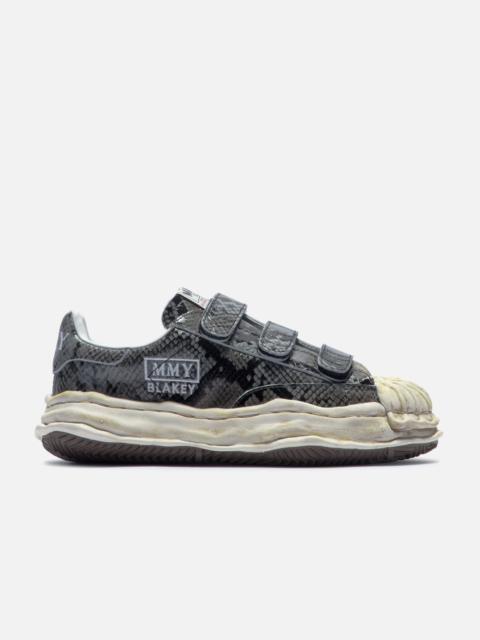 Maison MIHARAYASUHIRO "BLAKEY" OG SOLE PYTHON PRINTED LEATHER LOW-TOP SNEAKER