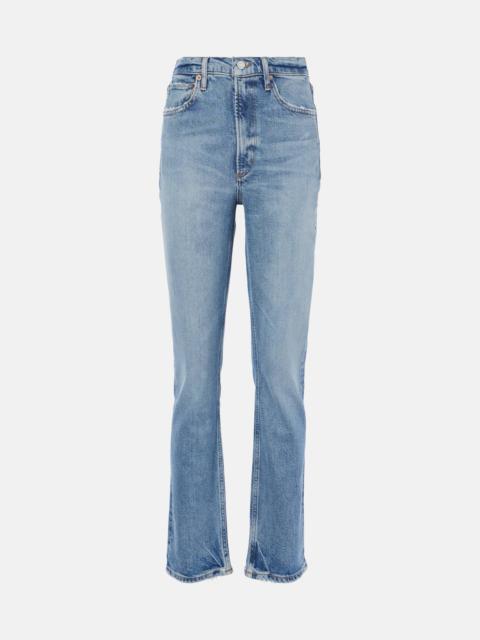 AGOLDE 90s' mid-rise cropped straight jeans