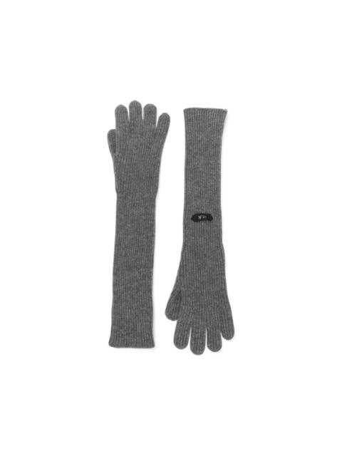N°21 ribbed-knit gloves