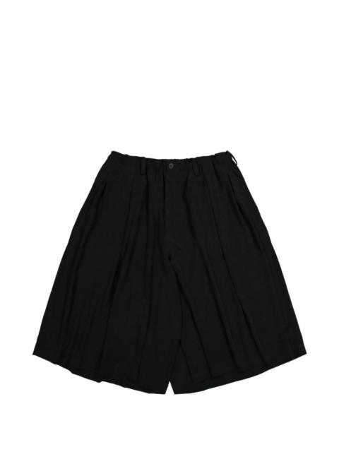 Yohji Yamamoto pleated tailored shorts
